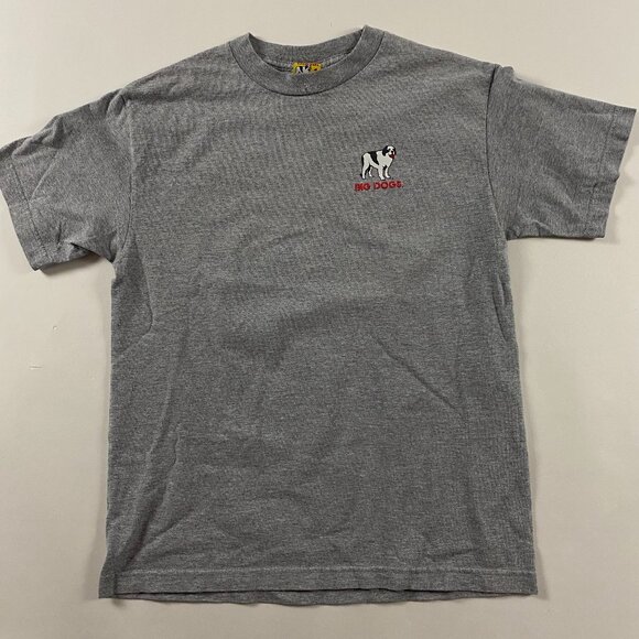 Vintage Y2K Big Dogs Diet Rules T Shirt Men's Size Small / Medium Gray Cotton - Picture 2 of 13